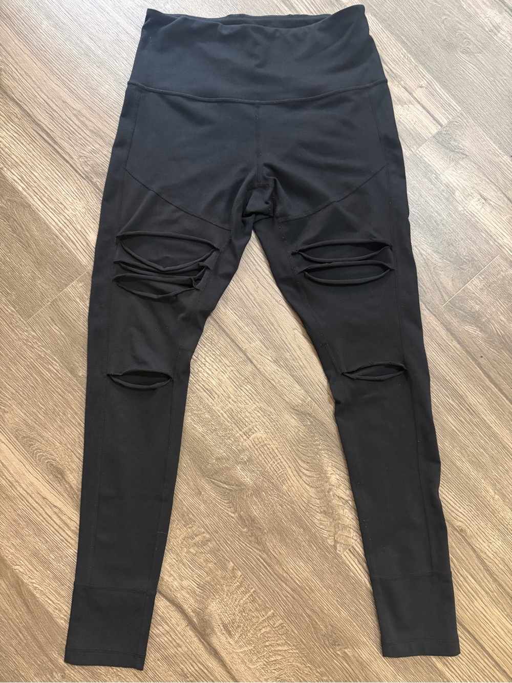 Zella Black Ripped Leggings